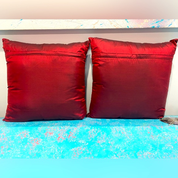 Make your Holidays Brighter!!!
Red & Green/Teal …Sequins & Embroidered Pillows - Picture 4 of 7